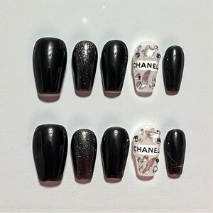 Custom Handmade Reusable Designer Press On Nails